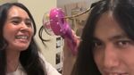 Gemas! Ayushita Kesampaian Kepang Rambut Gerald Situmorang