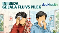 Infografis: Penyebabnya Tak Sama, Ini Sederet Beda Gejala Influenza Vs Pilek