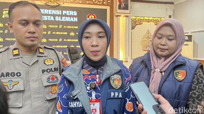 Kanit PPA Satreskrim Polresta Sleman, Iptu Cahya Fitria, saat ditemui di Mapolresta Sleman, Jumat (18/9/2026)