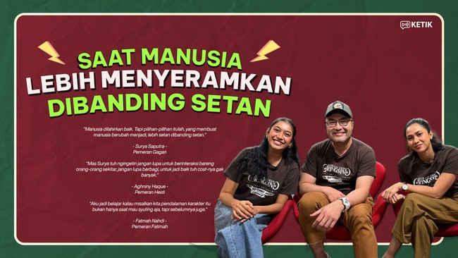 Video KETIK: Aghniny Haque-Surya Saputra Masuk Desa Misterius, Gak Bisa Keluar!