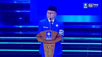 Canda Zulhas di HUT PAN: Saya Nggak Nyapres, Kalau Cak Imin Masih Pikir-pikir