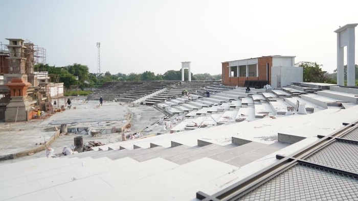 Musem daerah di Desa Menang Kediri dalam proses pembangunan