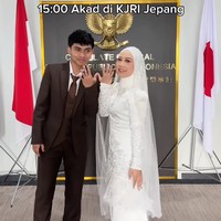 Viral Kisah Pasangan Gen Z Pilih Nikah Gratis di KJRI Jepang Lalu Kulineran!
