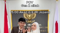 Viral Kisah Pasangan Gen Z Pilih Nikah Gratis di KJRI Jepang Lalu Kulineran!
