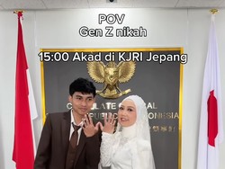 Viral Kisah Pasangan Gen Z Pilih Nikah Gratis di KJRI Jepang Lalu Kulineran!