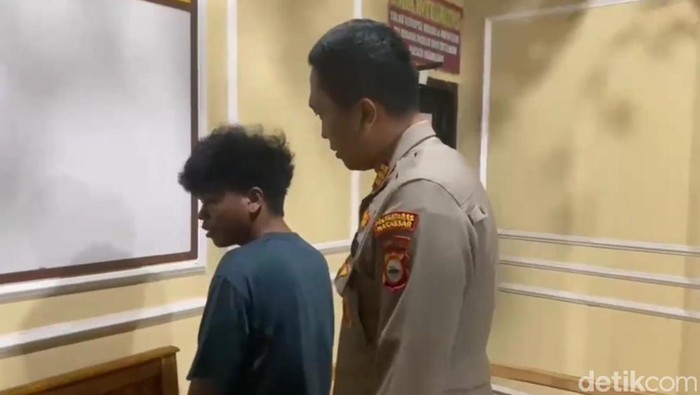 Polisi menangkap residivis pencurian di kosan Makassar.