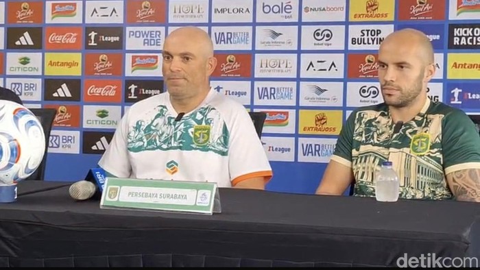 Presscon Persebaya jelang hadapi Garudayaksa