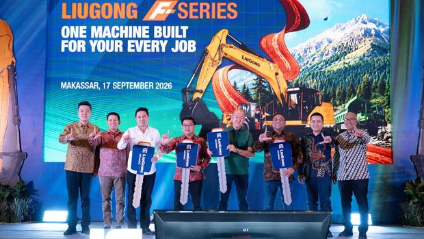 PT LiuGong Machinery Indonesia memperkenalkan rangkaian excavator F-Series terbaru kepada pelanggan, dealer, dan mitra pembiayaan di Makassar, Sulawesi Selatan. (Doc LiuGong) PT LiuGong Machinery Indonesia memperkenalkan rangkaian excavator F-Series terbaru kepada pelanggan, dealer, dan mitra pembiayaan di Makassar, Sulawesi Selatan. (Doc LiuGong)