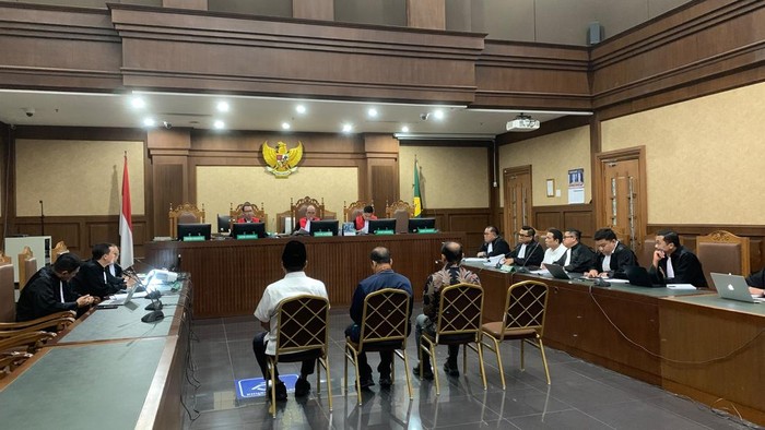 Sidang kasus dugaan suap dan gratifikasi pada Dirjen Bea Cukai di Pengadilan Tipikor Jakarta. (Mulia Budi/detikcom)