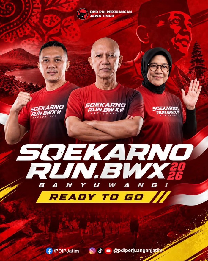 Soekarno Run BWX Banyuwangi Ajak Anak Muda Hidup Sehat