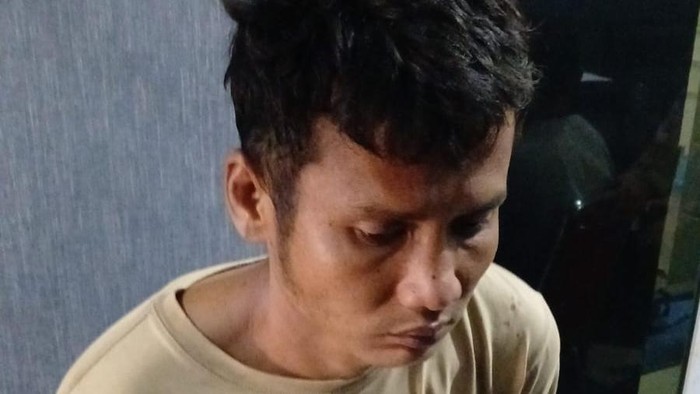 Tampang pria di Banyuasin yang bunuh ayah kandungnya