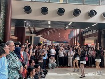 Kemeriahan Flashmob di Bandara Soekarno Hatta Hibur Penumpang
