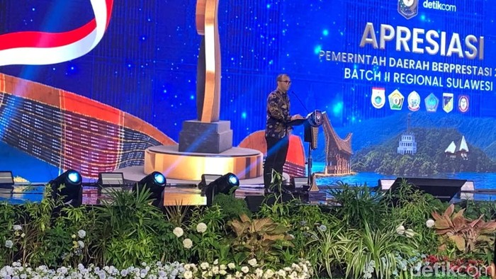 Wapemred detikcom Fajar Pratama menghadiri Apresiasi Pemda Berpretasi Regional Sulawesi.
