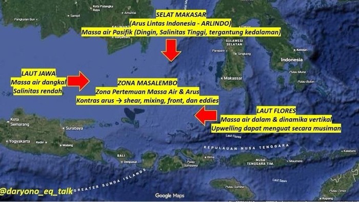 Analisis Daryono terkait Segitiga Masalembo.
