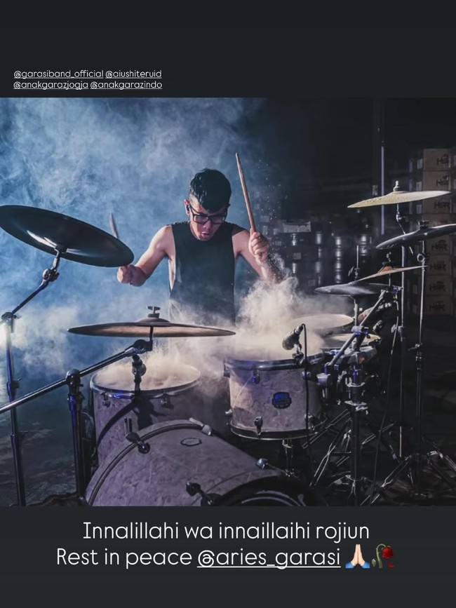 Aries Drummer Garasi Meninggal, Fedi Nuril hingga Aiu Ratna Berduka