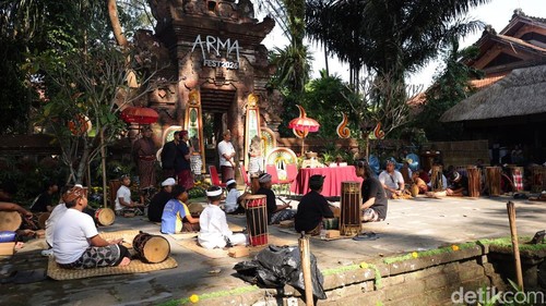 Seremonial pembukaan ARMA Fest 2026 di Ubud, Gianyar, Sabtu (19/9/2026).