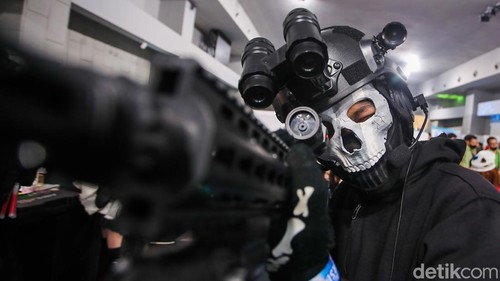 Suasana pameran Cosplay Verse di Indonesia Arena, Jakarta, Sabtu (19/9/2026).