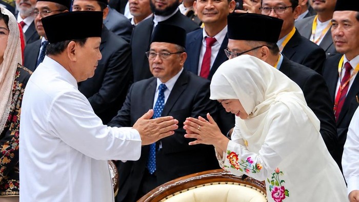 Gubernur Khofifah dan Presiden Prabowo