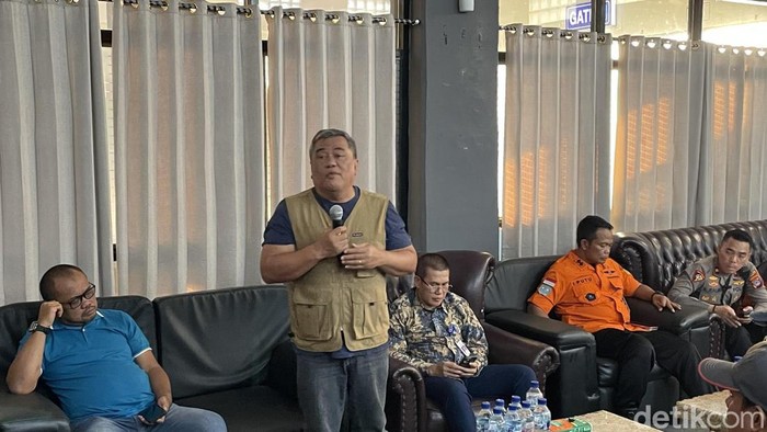 Juru bicara PT Virgo Karya Shipping (VKS), Simson Rigi. (Khairun Nisa/detikKalimantan)