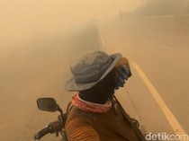 Dampak Asap Karhutla, Warga Kobar Keluhkan Mata Merah-Sakit Perut