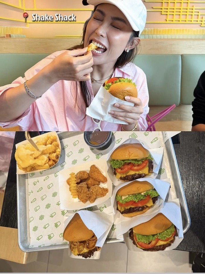 Ayu Dewi kulineran di Bangkok