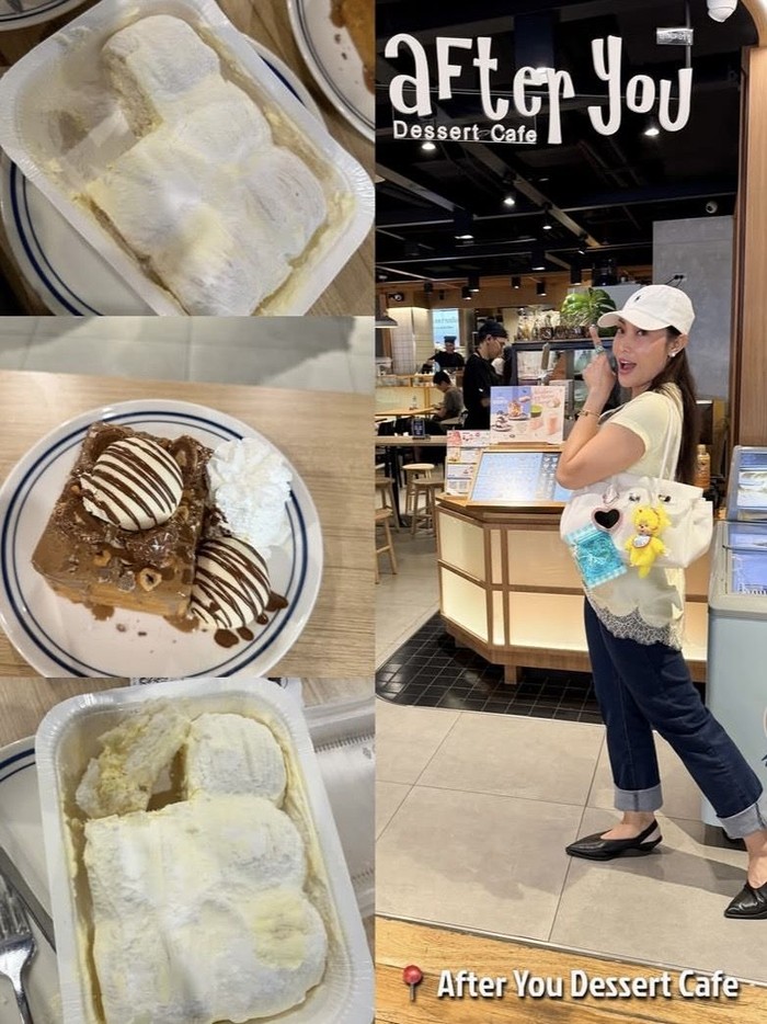 Ayu Dewi kulineran di Bangkok