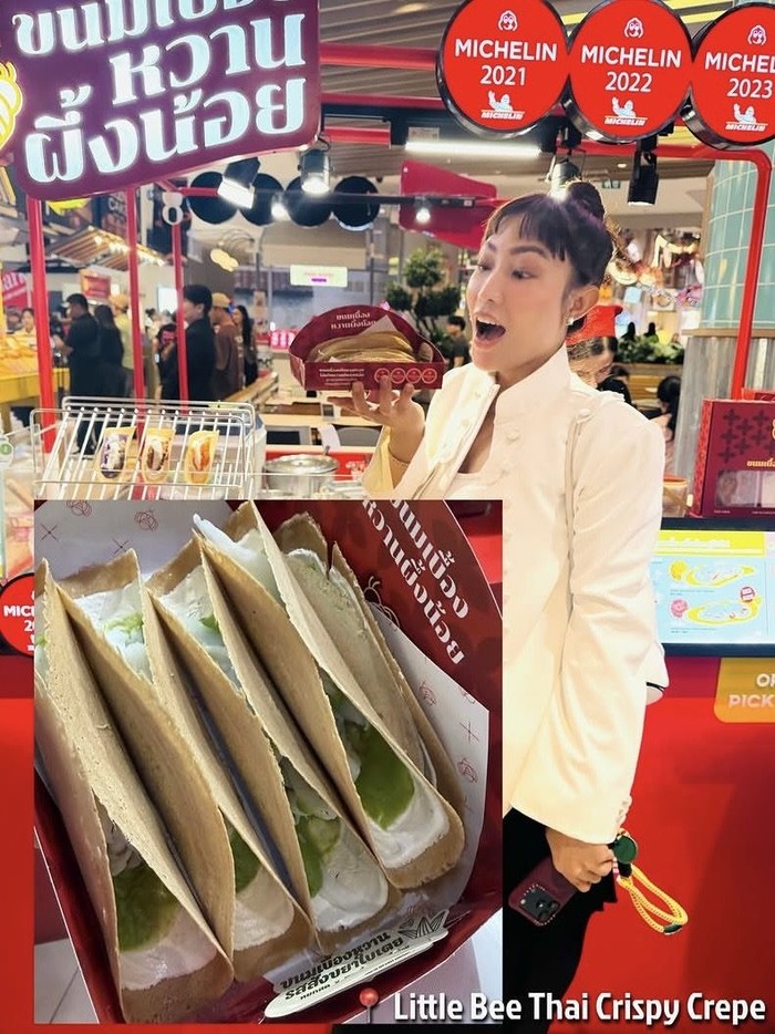 Ayu Dewi kulineran di Bangkok