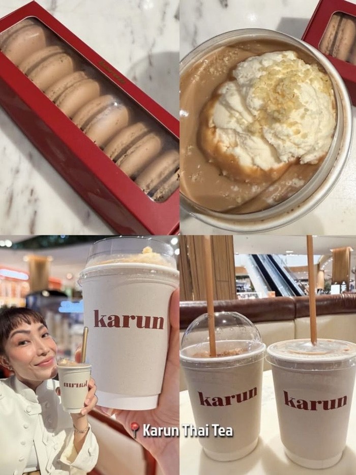 Ayu Dewi kulineran di Bangkok