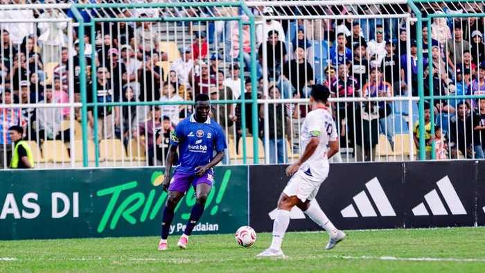 Laga PSGC Ciamis vs Sumsel United di Stadion Galuh, Ciamis.