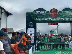 700 Pelari dari 18 Negara Ikuti Sembalun Mountain Marathon Festival