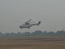Pesawat Super Puma AS332L Bakal Bantu Jinakkan Karhutla di Kobar