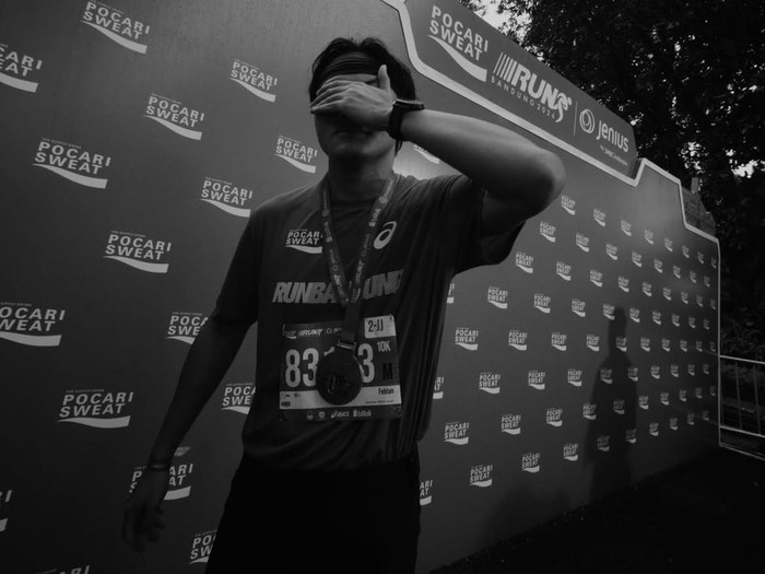 Event lari pertama untuk Rizky Febian