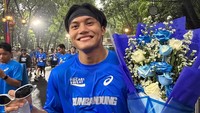 Tawa Rizky Febian Pertama Ikut Event Lari, Finish 10K