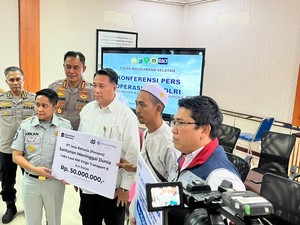 Ahli Waris Korban Kecelakaan Kapal Virgo Terima Santunan Rp 70 Juta