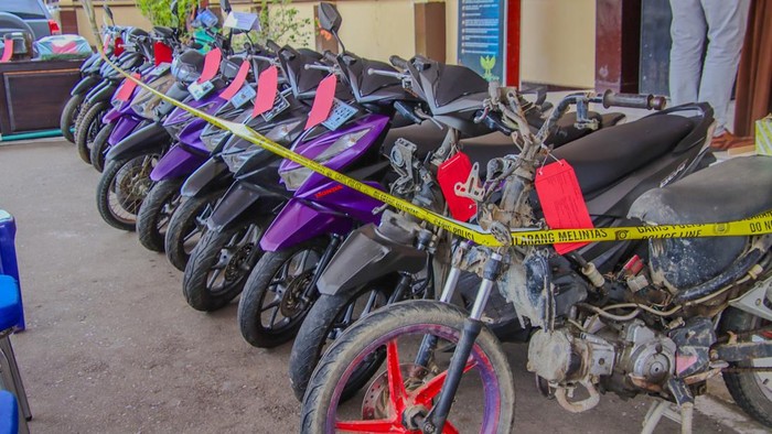 Barang Bukti Kasus Curanmor di Malinau