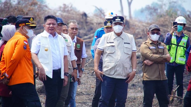 Optimalkan Pemadaman Karhutla, Muba Terima Banpres Rp 20 Miliar