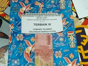 Heboh Juara Umum MTQ di Bima Dapat Amplop Kosong, Peringkat 3 Cuma Rp 100 Ribu