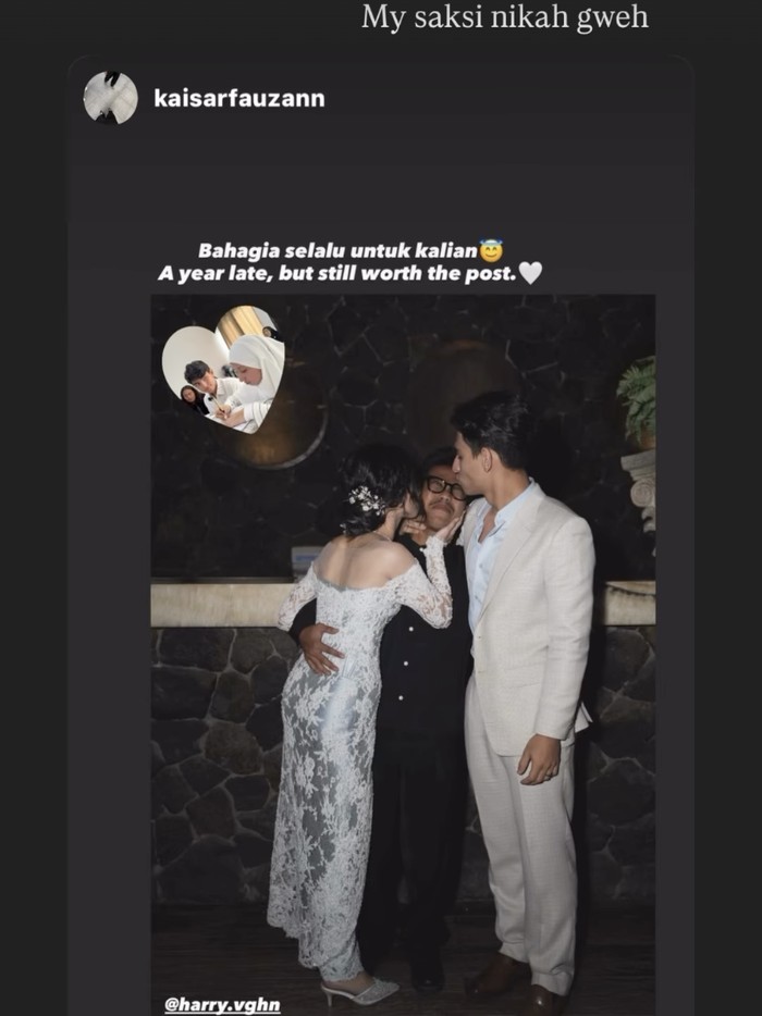 Harry Vaughan dan Nevy Tania menikah.