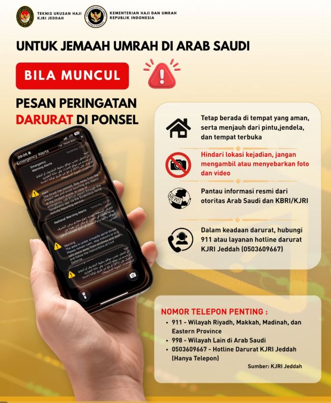 imbauan untuk jemaah umrah Indonesia