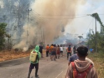 Video: Karhutla di Poso Meluas, 2 Rumah Warga Terbakar