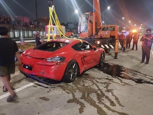 Belajar dari Kecelakaan Porsche Masuk Selokan di Tol, Awas Bahaya Aquaplaning