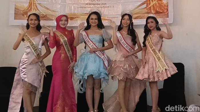 Lima remaja putri asal Sumsel siap menghargai nian nama Sumsel di ajang nasional dengan memperkenalkan batik asal Sumsel