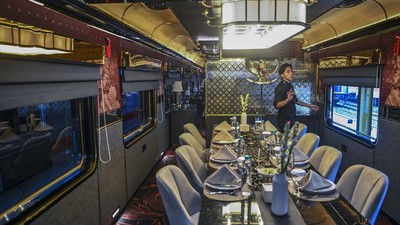 Menengok Interior KA Nusantara Explorer, Kereta Wisata Relasi Bandung-Jakarta