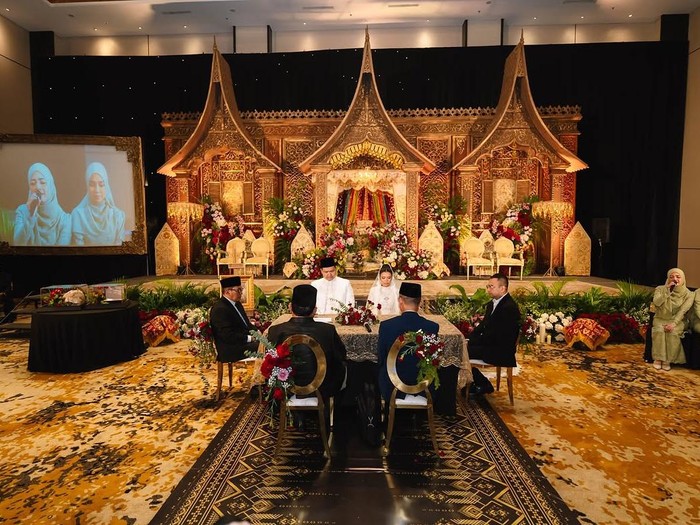 Raffi Ahmad jadi saksi untuk pernikahan adik almarhum Olga Syahputra.