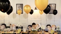 Ruangan di Rigbys Coffee juga bisa disulap sesuai tema, termasuk untuk bridal shower tema K-Pop. Foto: X rigbys_coffee