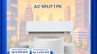 Transmart Full Day Sale Diskon AC Split 1PK, Harganya Jadi Murah