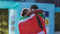 Sejak awal lomba yang berlangsung di jalanan Kopenhagen, Ngetich langsung mengambil posisi terdepan. Ia melewati kilometer pertama dalam waktu sekitar tiga menit dan mulai membuka jarak dari para pesaingnya.  World Athletics via Getty Images/Gaelle Mobuchon