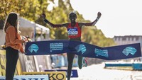 Pelari Kenya Agnes Ngetich Pecahkan Rekor Dunia Half Marathon Wanita, 21 Km Pace 3
