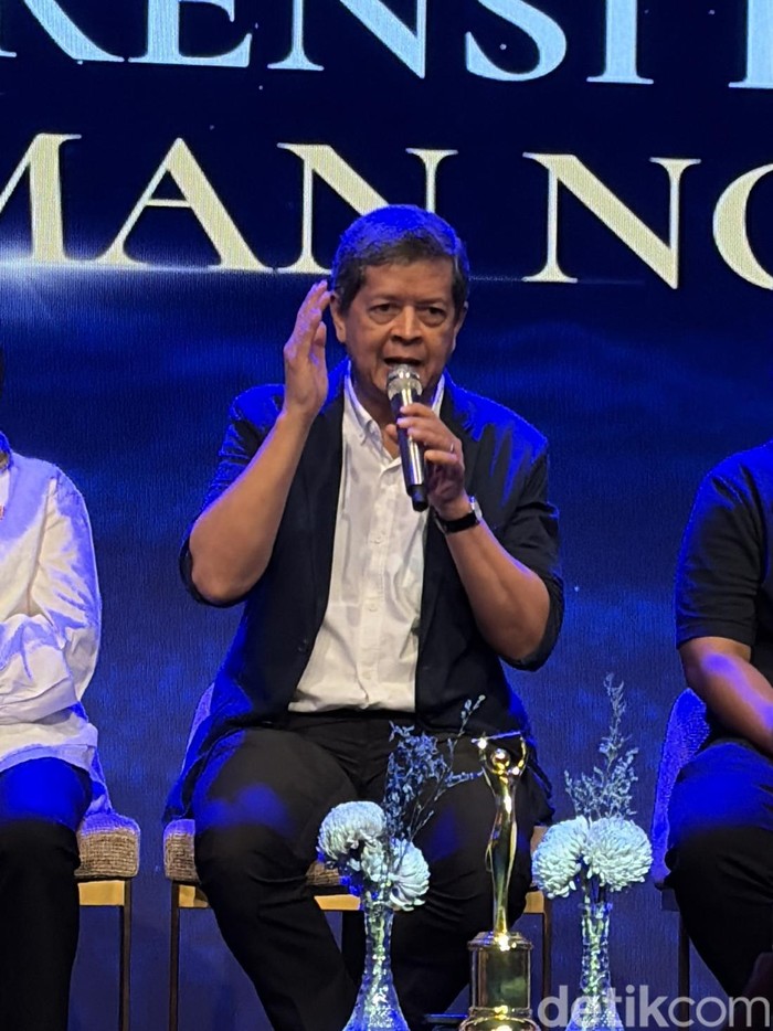 Pengumuman nominasi AMI Awards 2026 di kawasan Senayan, Jakarta, pada Senin (21/9/2026).