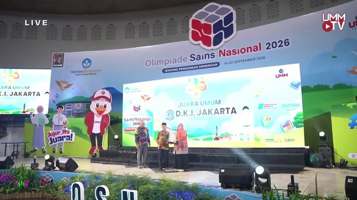 DKI Jakarta jadi juara umum OSN 2026